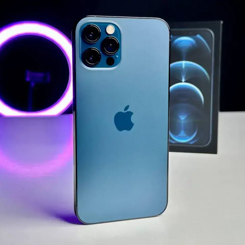 USED Apple iPhone 12 Pro 128GB Pacific Blue (MGLR3, MGMN3)🔋87%(Стан - 9.5/10, Комплект - Повний | гарантія - 1 міс.)