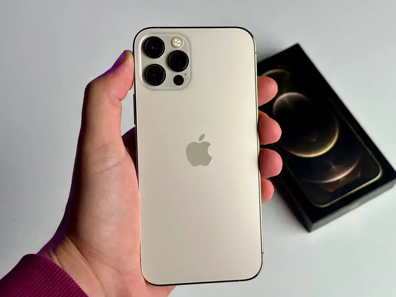 USED Apple iPhone 12 Pro 256GB Gold (MGLV3, MGMR3)🔋100%(Состояние - 10/10, Комплект - Полный | гарантия - 1 мес.)