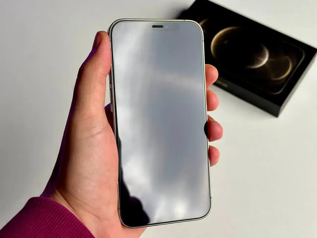USED Apple iPhone 12 Pro 256GB Gold (MGLV3, MGMR3)🔋100%(Состояние - 10/10, Комплект - Полный | гарантия - 1 мес.)