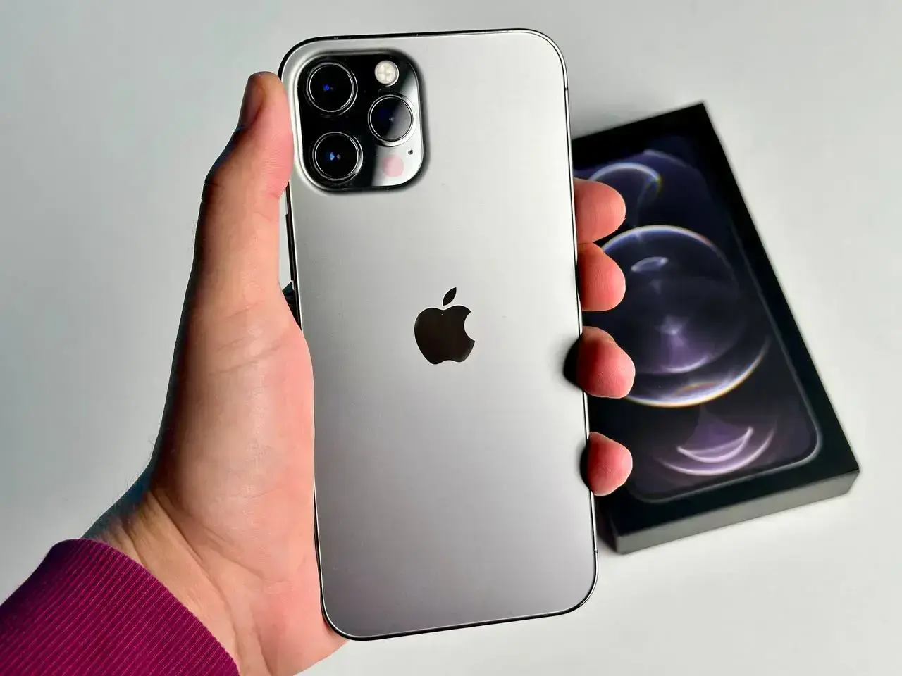 USED Apple iPhone 12 Pro Max 256GB Graphite (MGCK3, MGDC3)🔋100%(Стан - 9.5/10, Комплект - Повний | гарантія - 1 міс.)