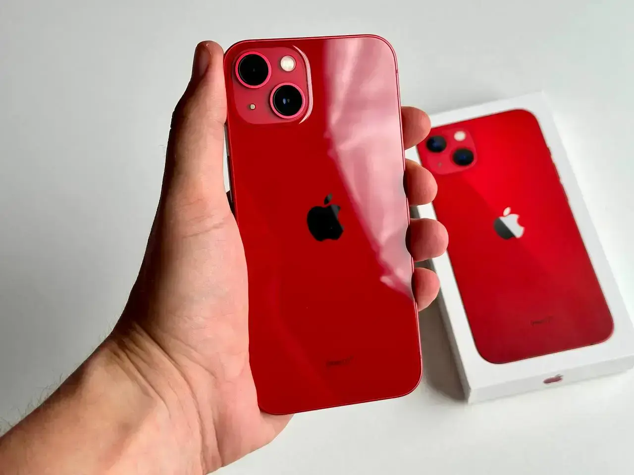 USED Apple iPhone 13 128GB (PRODUCT)RED (MLMQ3, MLPJ3)🔋88%(Стан - 9/10, Комплект - повний | гарантія - 1 міс.)