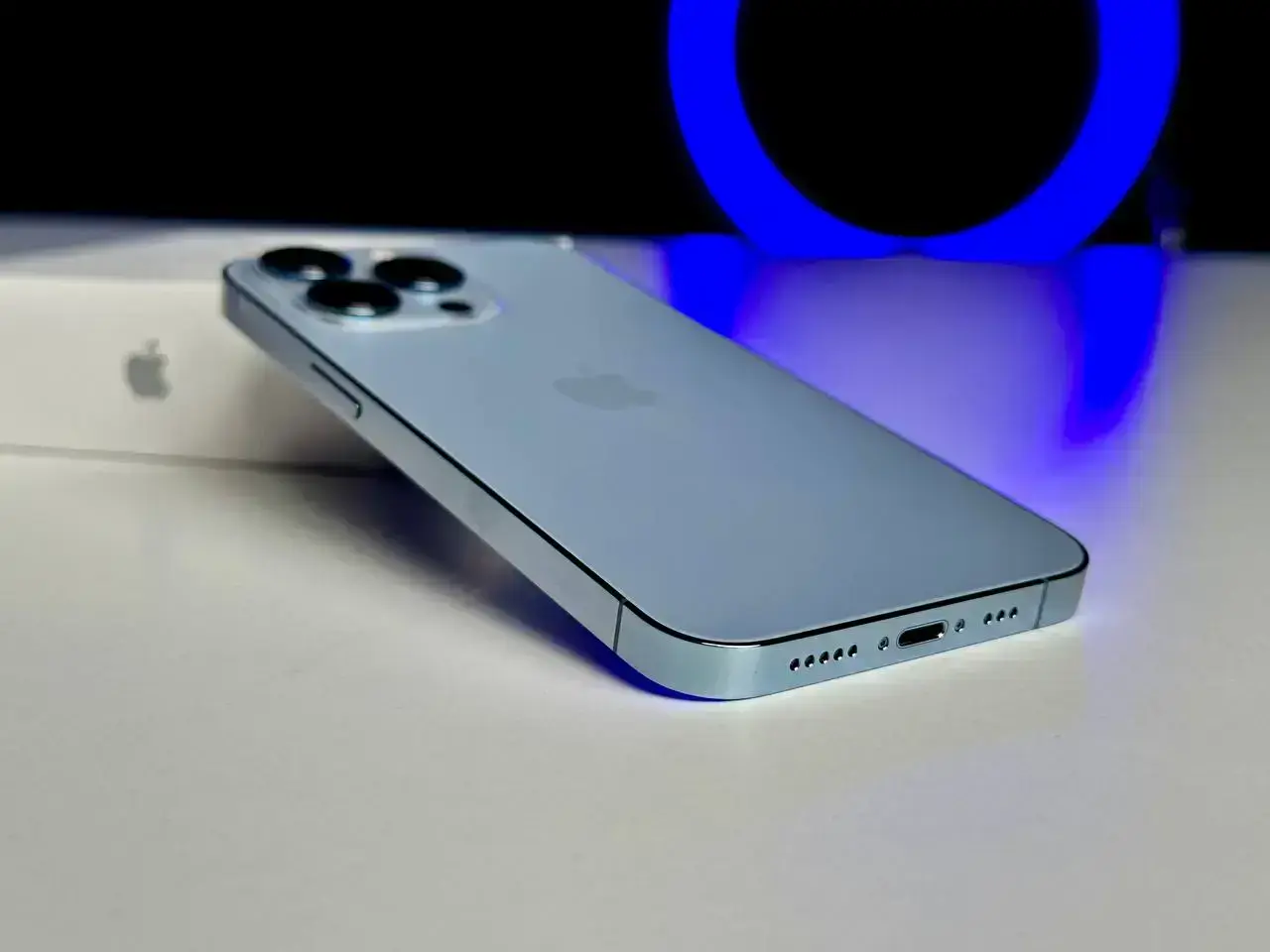 USED Apple iPhone 13 Pro 128GB Sierra Blue (MLTT3, MLVD3)🔋90%(Стан - 10/10, Комплект - повний | гарантія - 1 міс.)