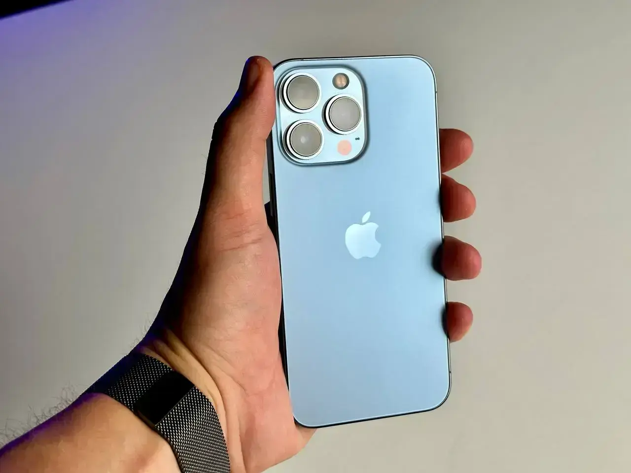 USED Apple iPhone 13 Pro 128GB Sierra Blue (MLTT3, MLVD3)🔋90%(Стан - 10/10, Комплект - повний | гарантія - 1 міс.)