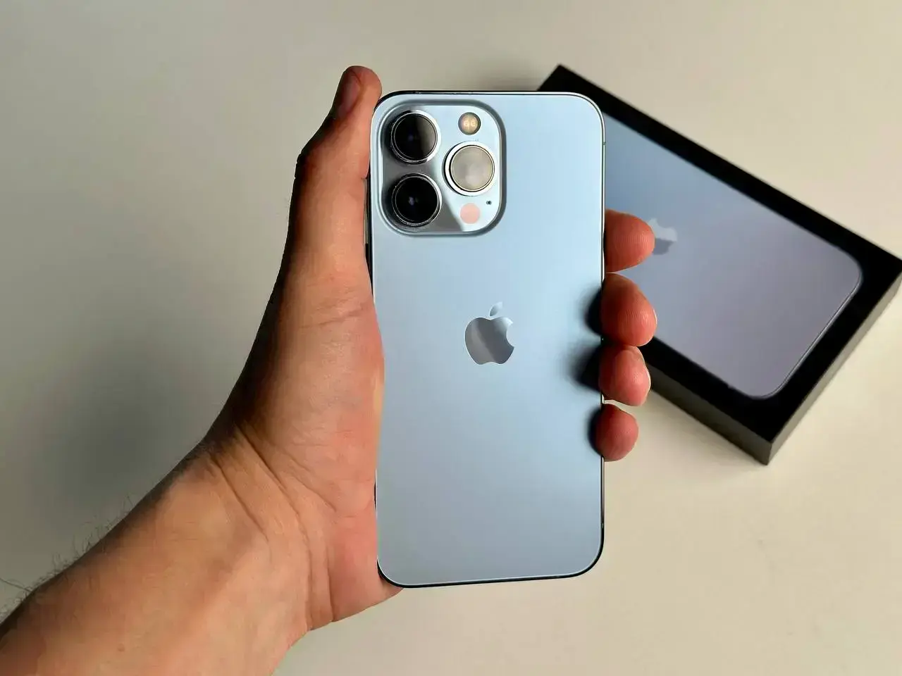 USED Apple iPhone 13 Pro 256GB Sierra Blue (MLU03, MLVP3)🔋91%(Стан - 9.5/10, Комплект - Повний | гарантія - 1 міс.)