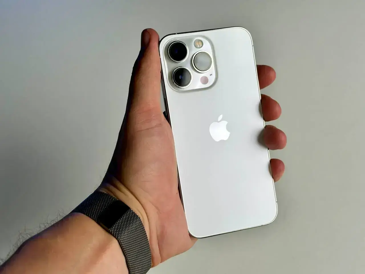 USED Apple iPhone 13 Pro 256GB Silver (MLTX3, MLVF3)🔋88%(Стан - 10/10, Комплект - повний (без коробки) | гарантія - 1 міс.)