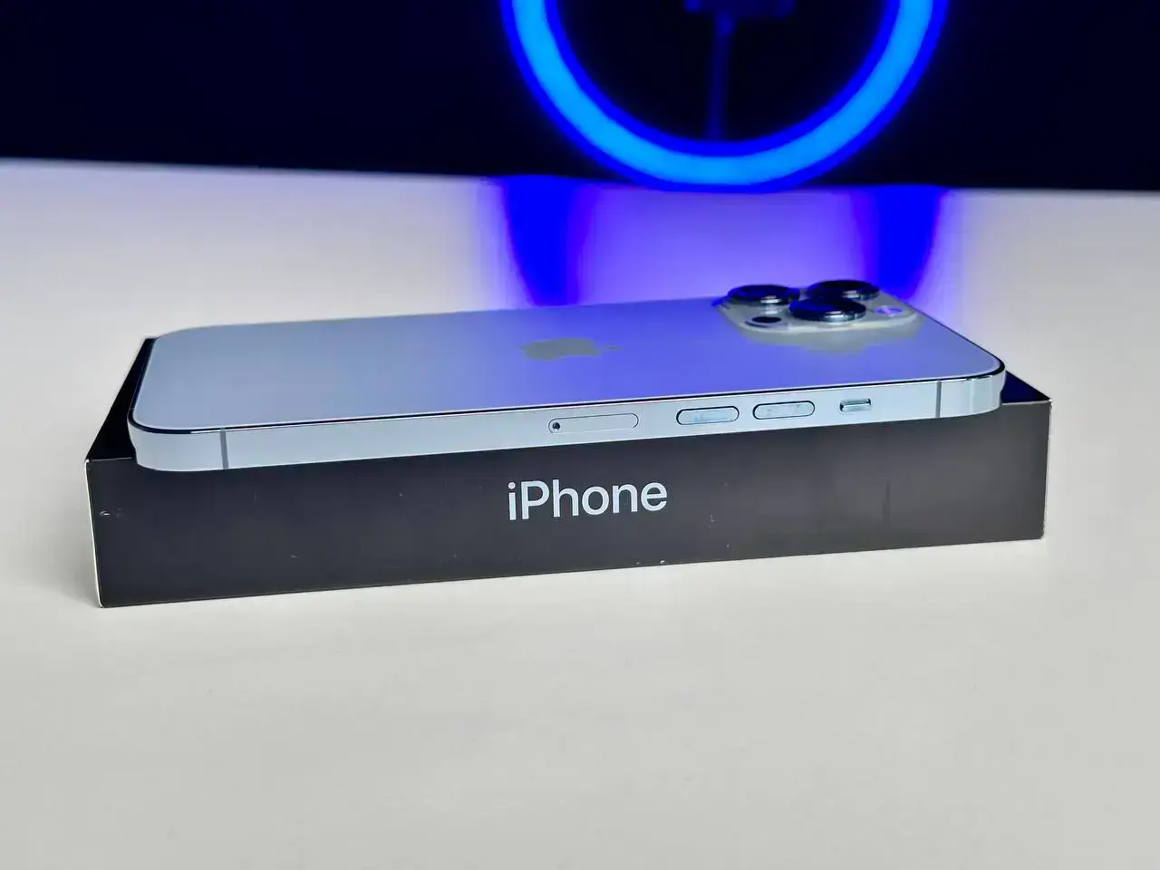 USED Apple iPhone 13 Pro Max 256GB Sierra Blue (MLKV3, MLLE3)🔋100%(Стан - 9/10, Комплект - повний | гарантія - 1 міс.)