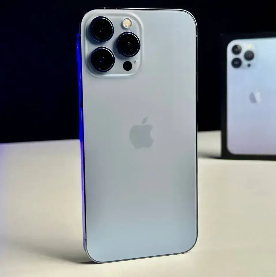 USED Apple iPhone 13 Pro Max 256GB Sierra Blue (MLKV3, MLLE3)🔋100%(Стан - 9/10, Комплект - повний | гарантія - 1 міс.)