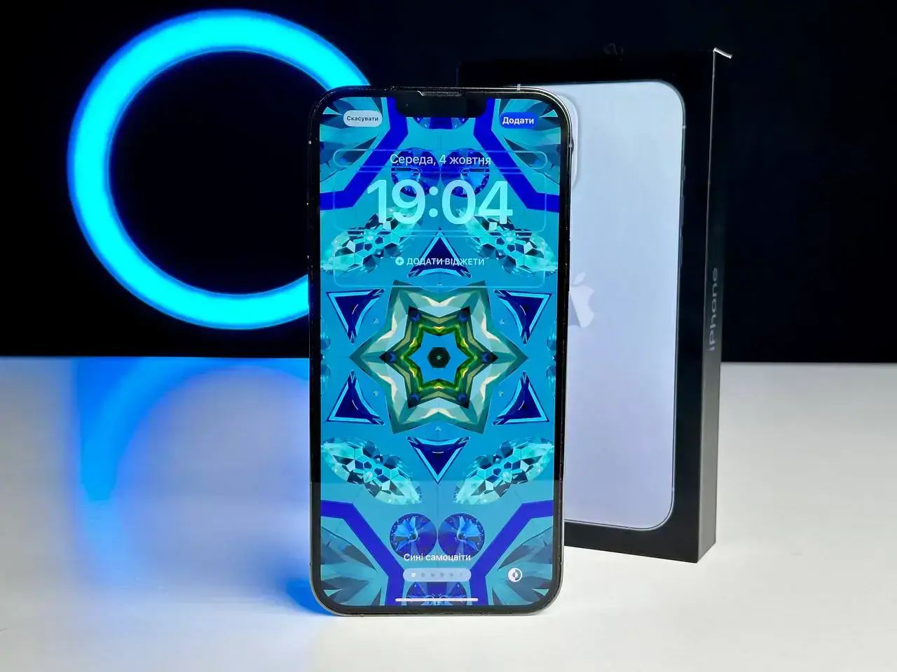 USED Apple iPhone 13 Pro Max 256GB Sierra Blue (MLKV3, MLLE3)🔋86%(Стан - 9.5/10, Комплект - повний | гарантія - 1 міс.)