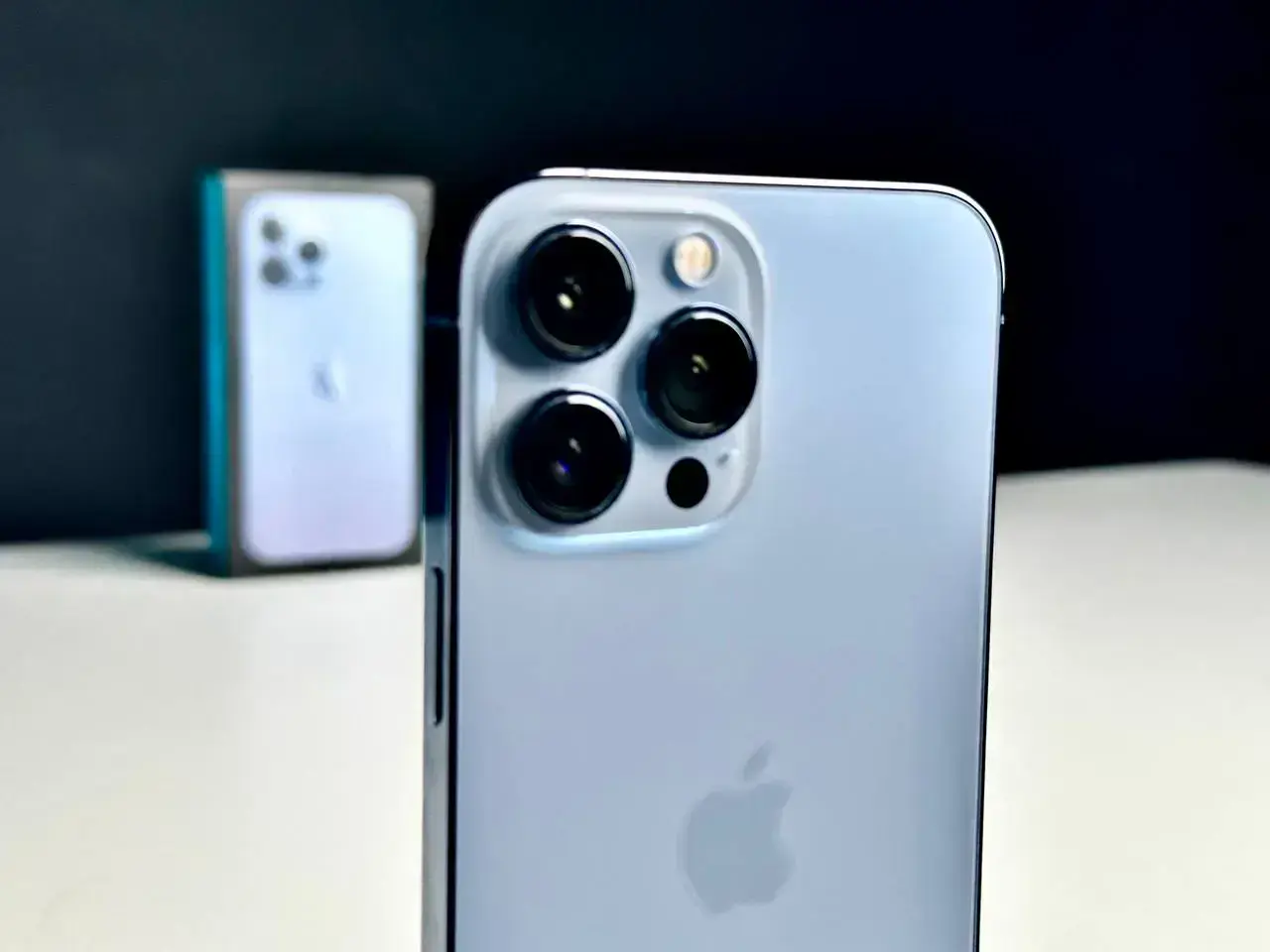 USED Apple iPhone 13 Pro Max 256GB Sierra Blue (MLKV3, MLLE3)🔋87%(Стан - 9.5/10, Комплект - повний | гарантія - 1 міс.)