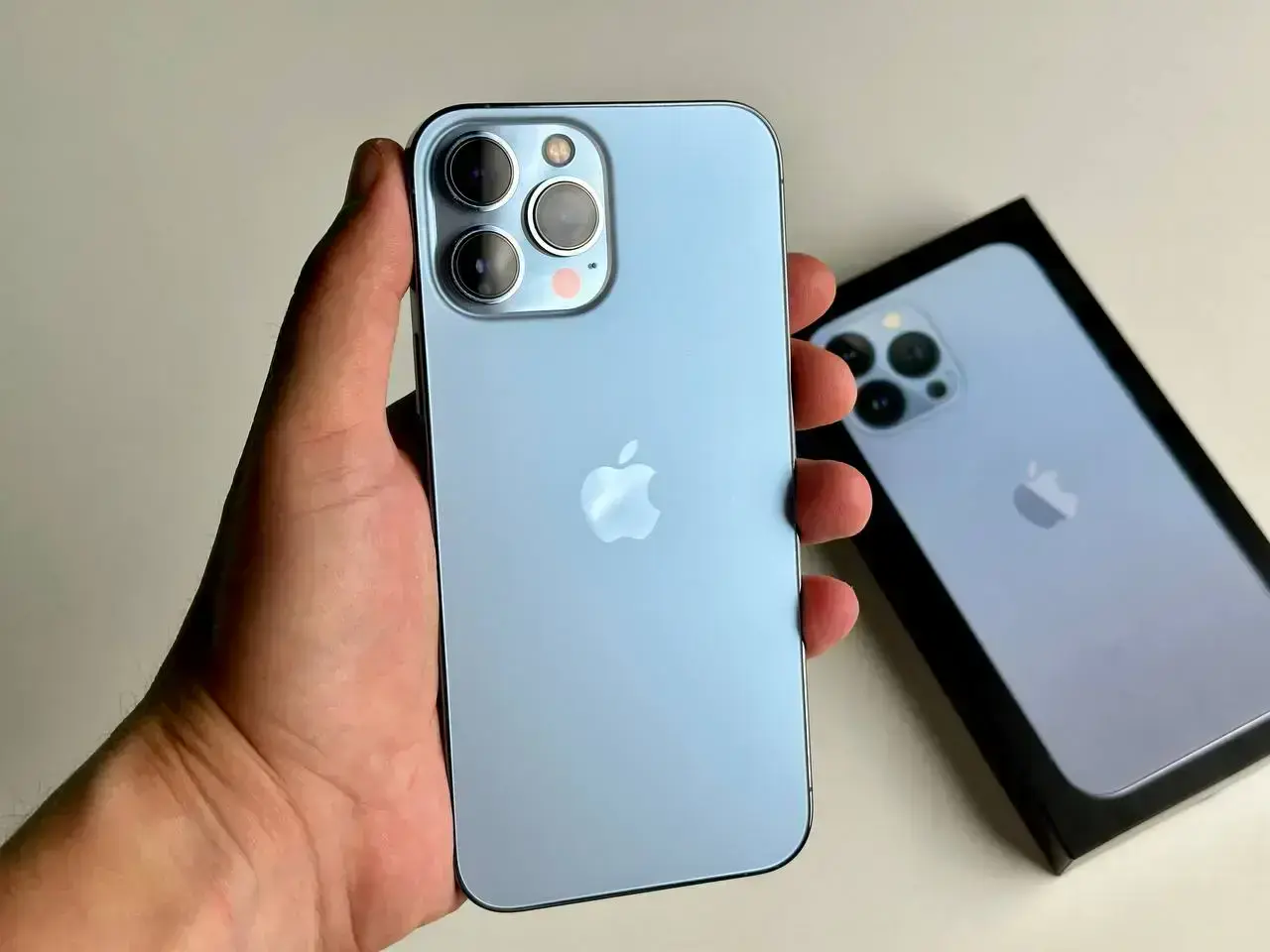 USED Apple iPhone 13 Pro Max 256GB Sierra Blue (MLKV3, MLLE3)🔋87%(Стан - 9.5/10, Комплект - повний | гарантія - 1 міс.)