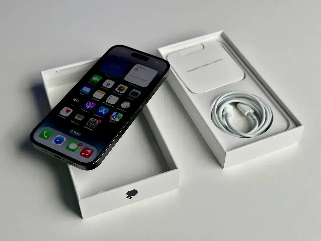 USED Apple iPhone 14 Pro 128GB Space Black eSim (MPXT3)🔋96%(Стан - 9.8/10, Комплект - повний | гарантія - 1 міс.)