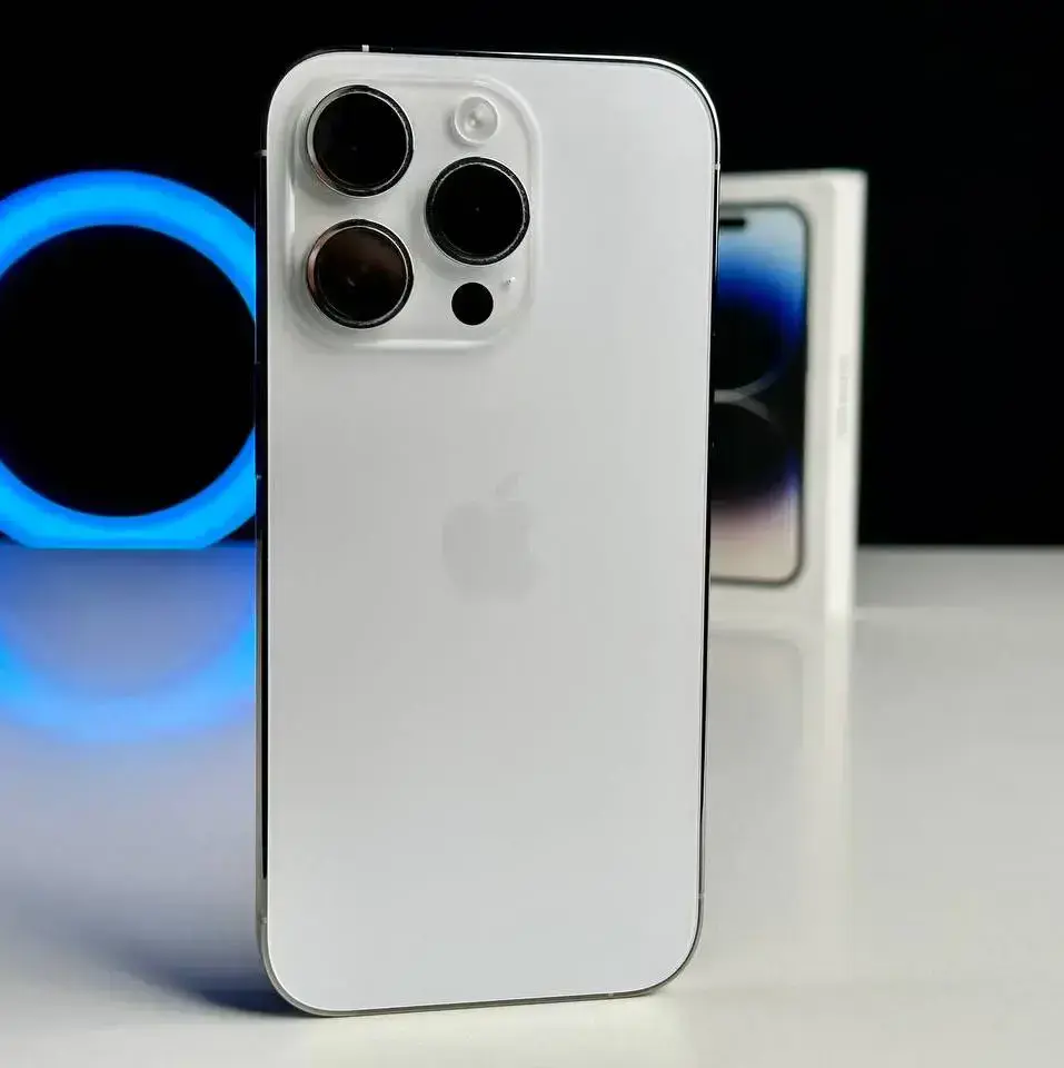 USED Apple iPhone 14 Pro 256GB Silver (MQ103)🔋90%(Стан - 10/10, Комплект - повний | гарантія - 1 міс.)