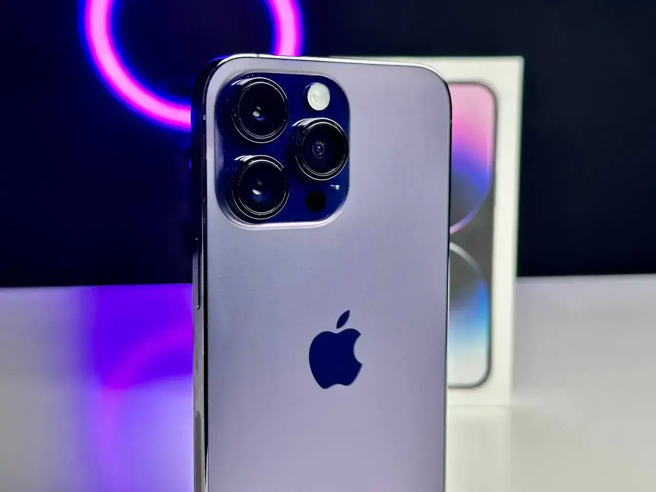 USED Apple iPhone 14 Pro Max 256GB Deep Purple eSim (MQ8W3)🔋89%(Стан - 9.5/10, Комплект - Повний | гарантія - 1 міс.)