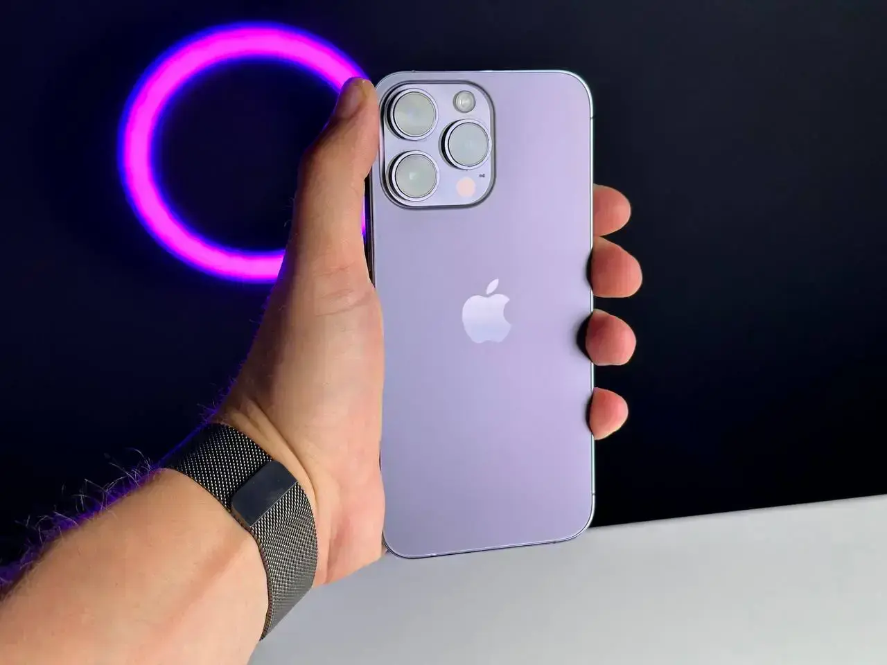 USED Apple iPhone 14 Pro Max 256GB Deep Purple (MQ9X3)🔋100%(Стан - 9.5/10, Комплект - повний | гарантія - 1 міс.)