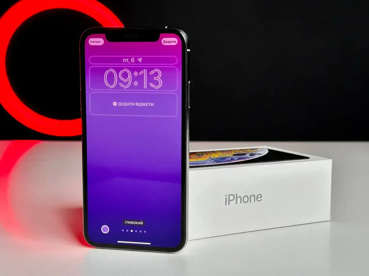 USED Apple iPhone XS 64GB Silver (MT9F2)🔋100%(Стан - 9/10, Комплект - iPhone, кабель, коробка | гарантія - 1 міс.)