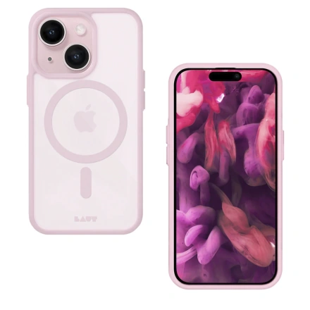 Чехол LAUT HUEX PROTECT case with MagSafe for iPhone 15 - Pink (L_IP23A_HPT_P)