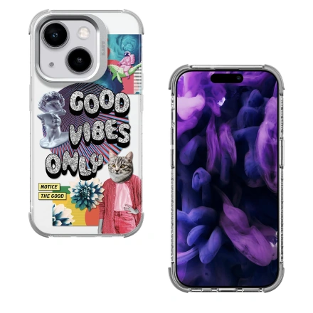 Чехол LAUT POP GLITCH case with MagSafe for iPhone 15 (L_IP23A_POP_GL)
