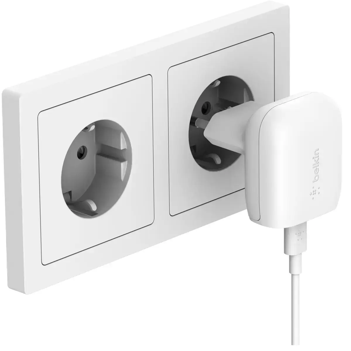 Зарядний пристрій Belkin BoostCharge USB-C Wall Charger 20W (WCA006vfWH)
