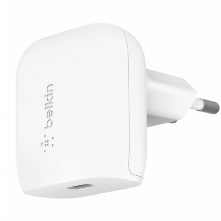 Зарядний пристрій Belkin BoostCharge USB-C Wall Charger 20W (WCA006vfWH)