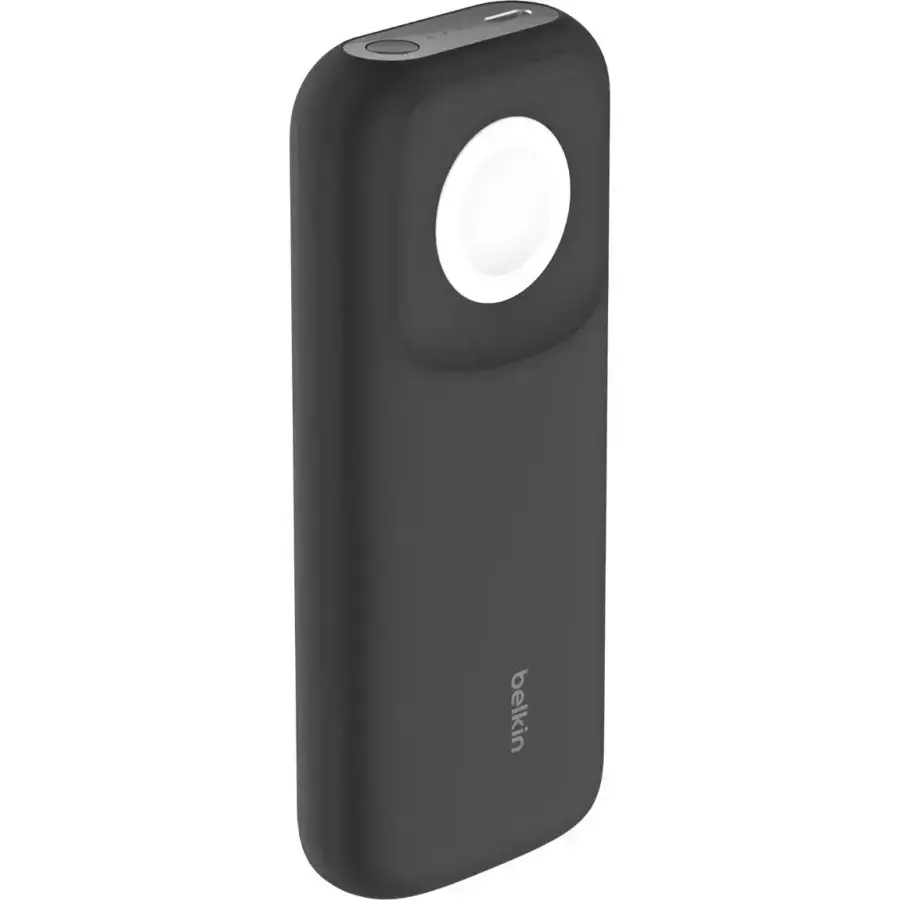 Внешний аккумулятор (павербанк) Belkin BoostCharge Pro Fast Wireless Charger for Apple Watch + Power Bank 10000mAh 20W - Black (BPD005btBK)
