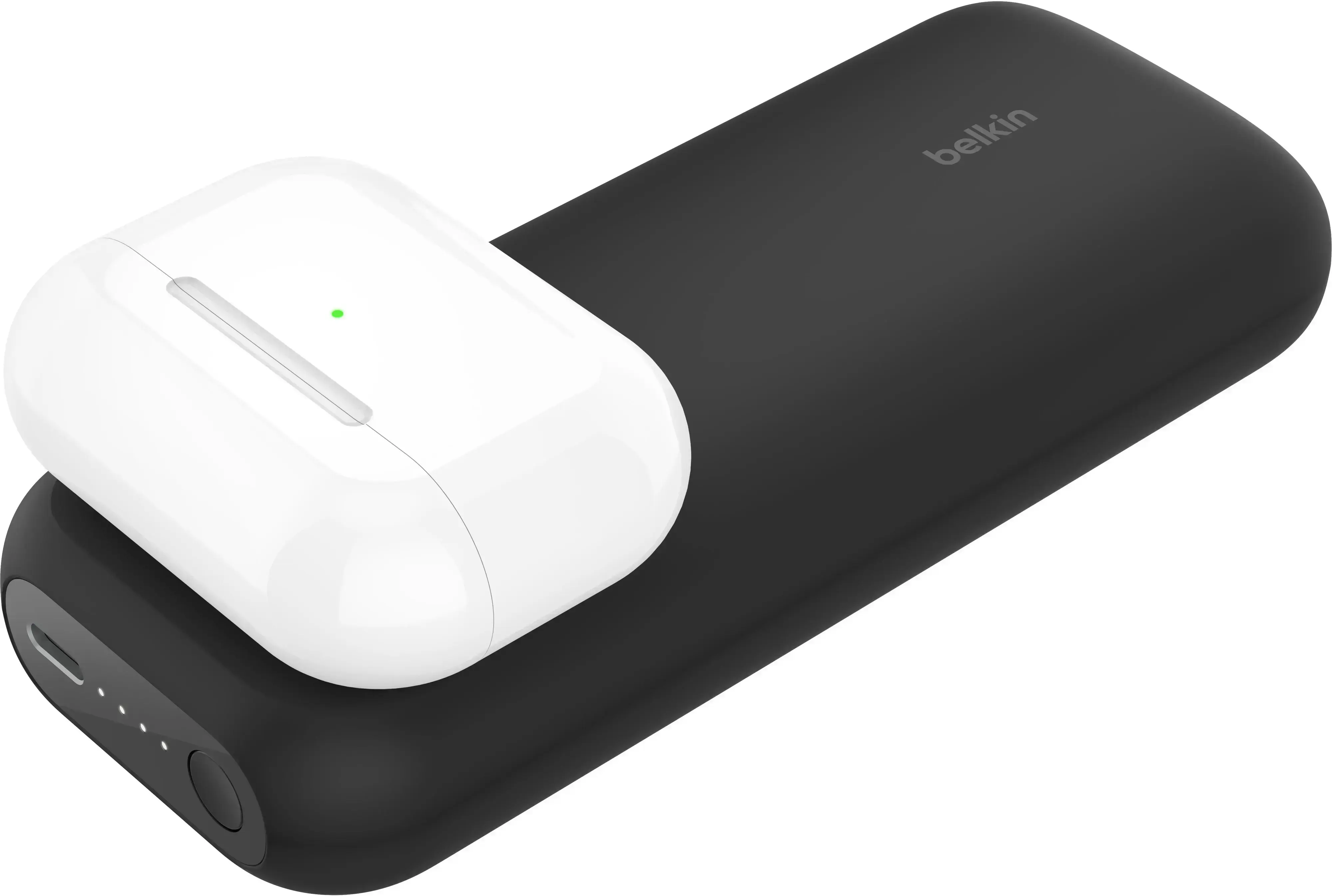 Внешний аккумулятор (павербанк) Belkin BoostCharge Pro Fast Wireless Charger for Apple Watch + Power Bank 10000mAh 20W - Black (BPD005btBK)