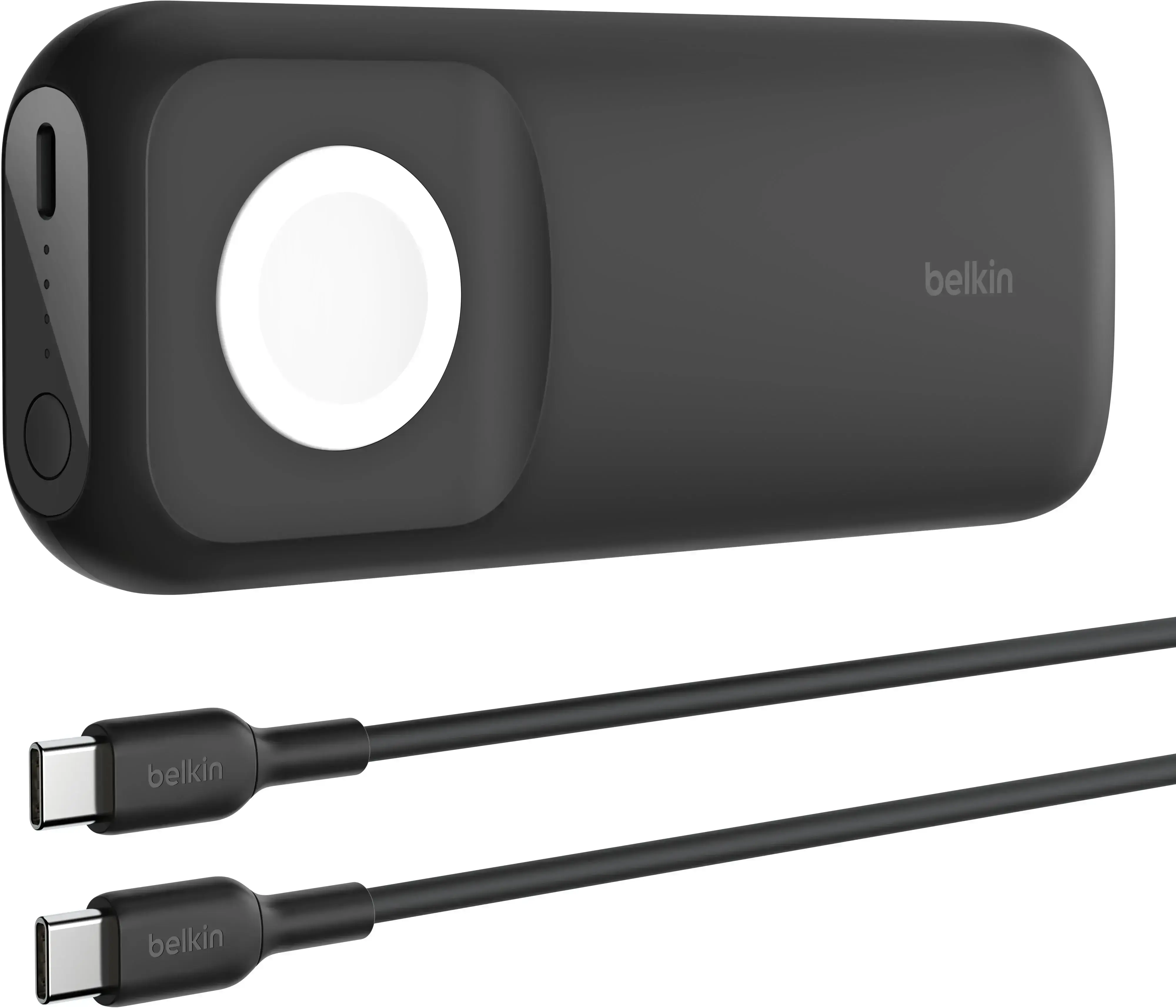 Внешний аккумулятор (павербанк) Belkin BoostCharge Pro Fast Wireless Charger for Apple Watch + Power Bank 10000mAh 20W - Black (BPD005btBK)