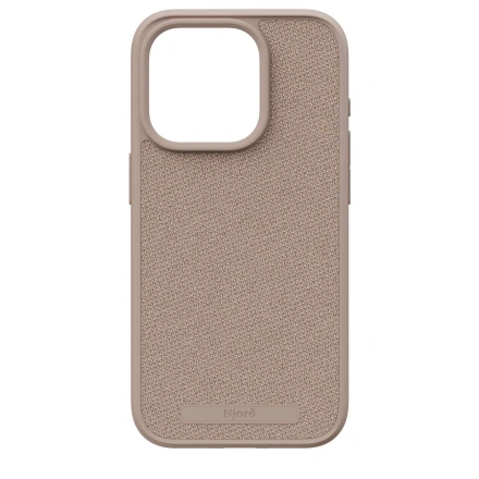 Чохол Njord Fabric MagSafe Case for iPhone 15 Pro - Pink Sand (NA53FA12)