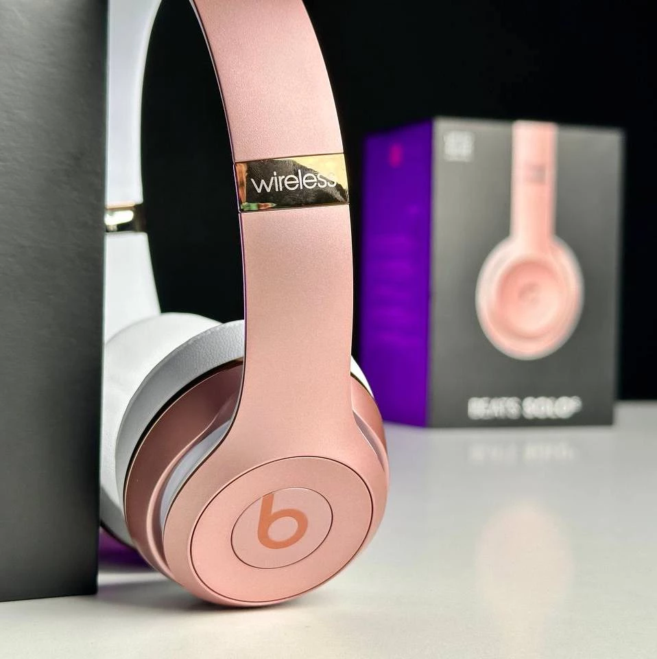 NEW Beats Solo3 Wireless On-Ear Headphones - Rose Gold (MX442/MNET2)