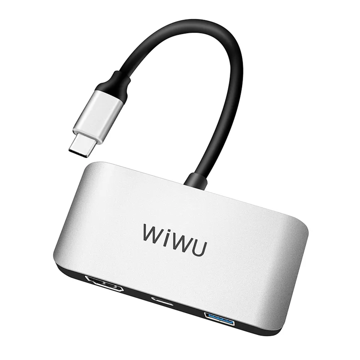 Адаптер WIWU [C2H] Alpha 3in1 Type-C to USB3.0+USB-C+HDMI