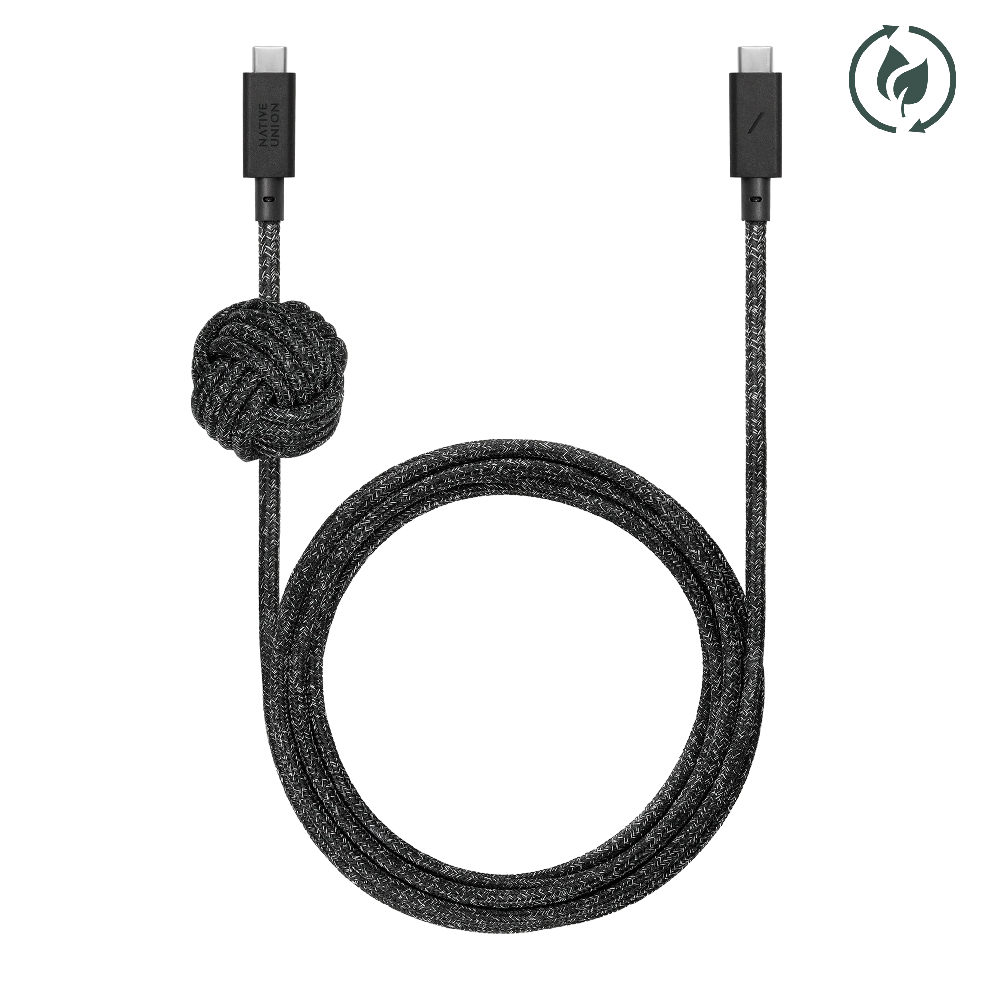 Кабель Native Union Anchor Cable USB-C to USB-C 240W Cosmos Black 3 m (ACABLE-C-COS-NP)