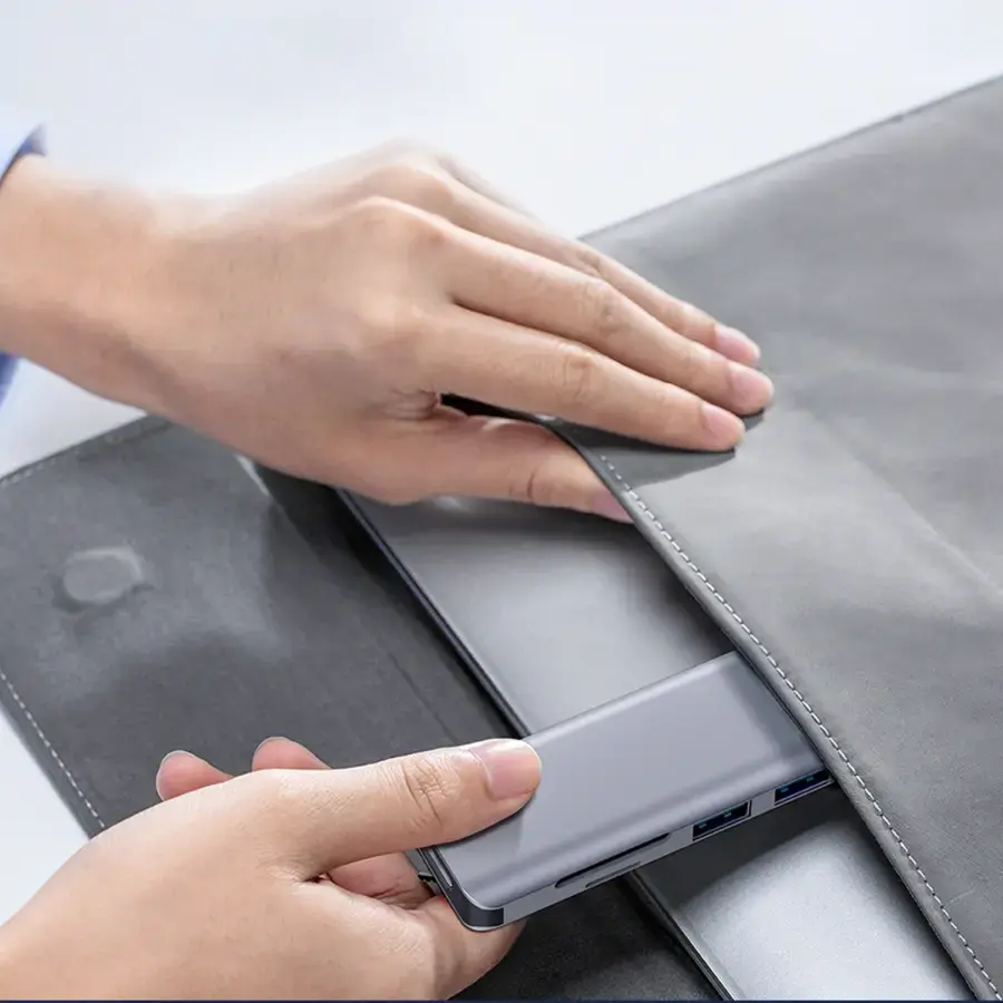 Адаптер WIWU [731HC] Alpha 7in1 Type-C to 3xUSB3.0+HDMI+SD/Micro SD+PD 100W