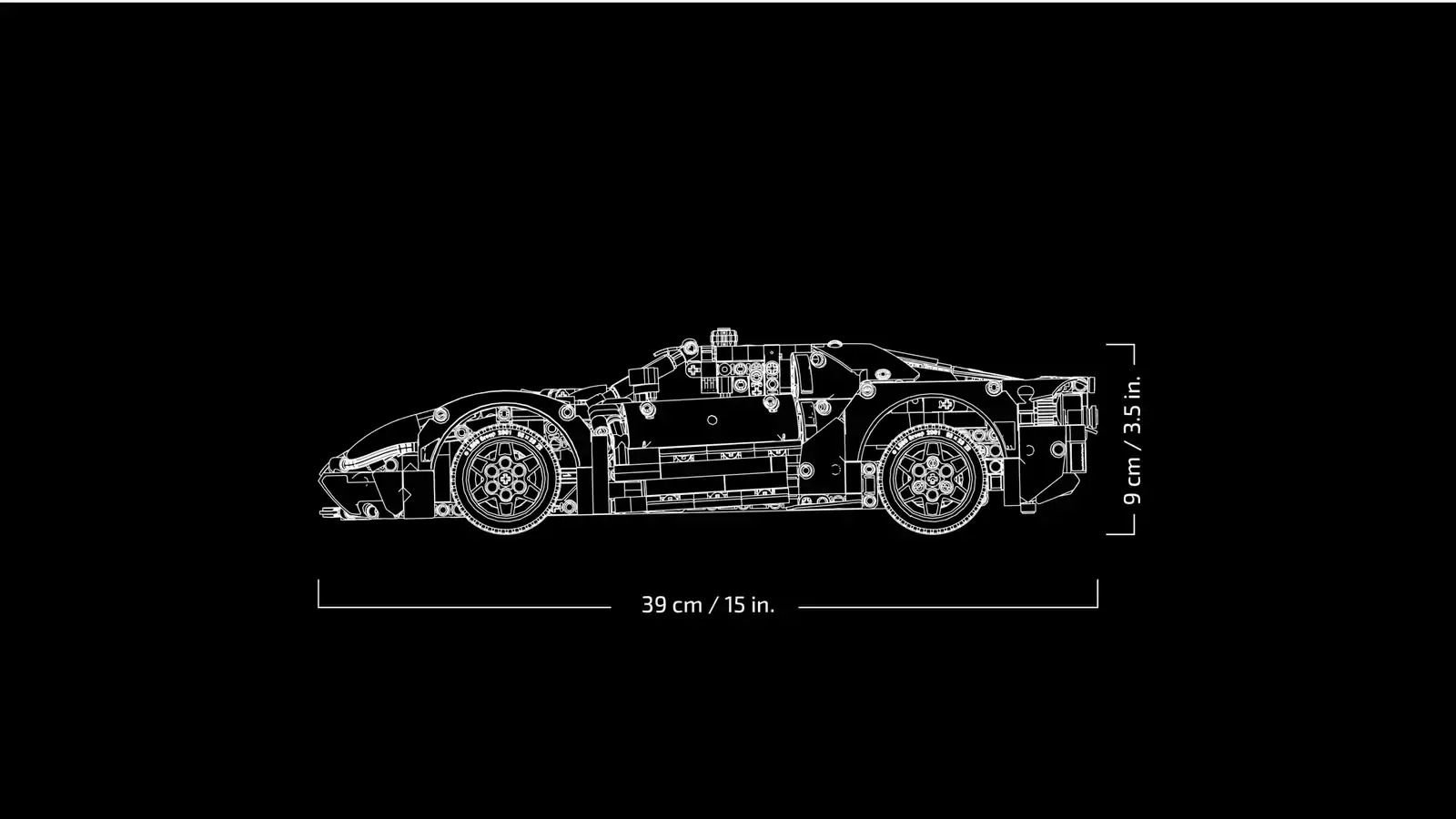 Авто-конструктор LEGO 2022 Ford GT (42154)