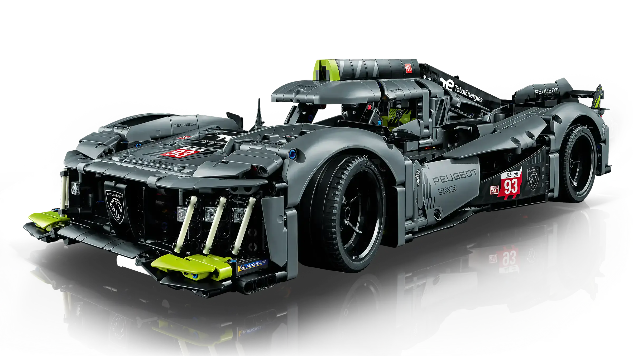 Авто-конструктор LEGO Peugeot 9X8 24H Le Mans Hybrid Hypercar (42156)