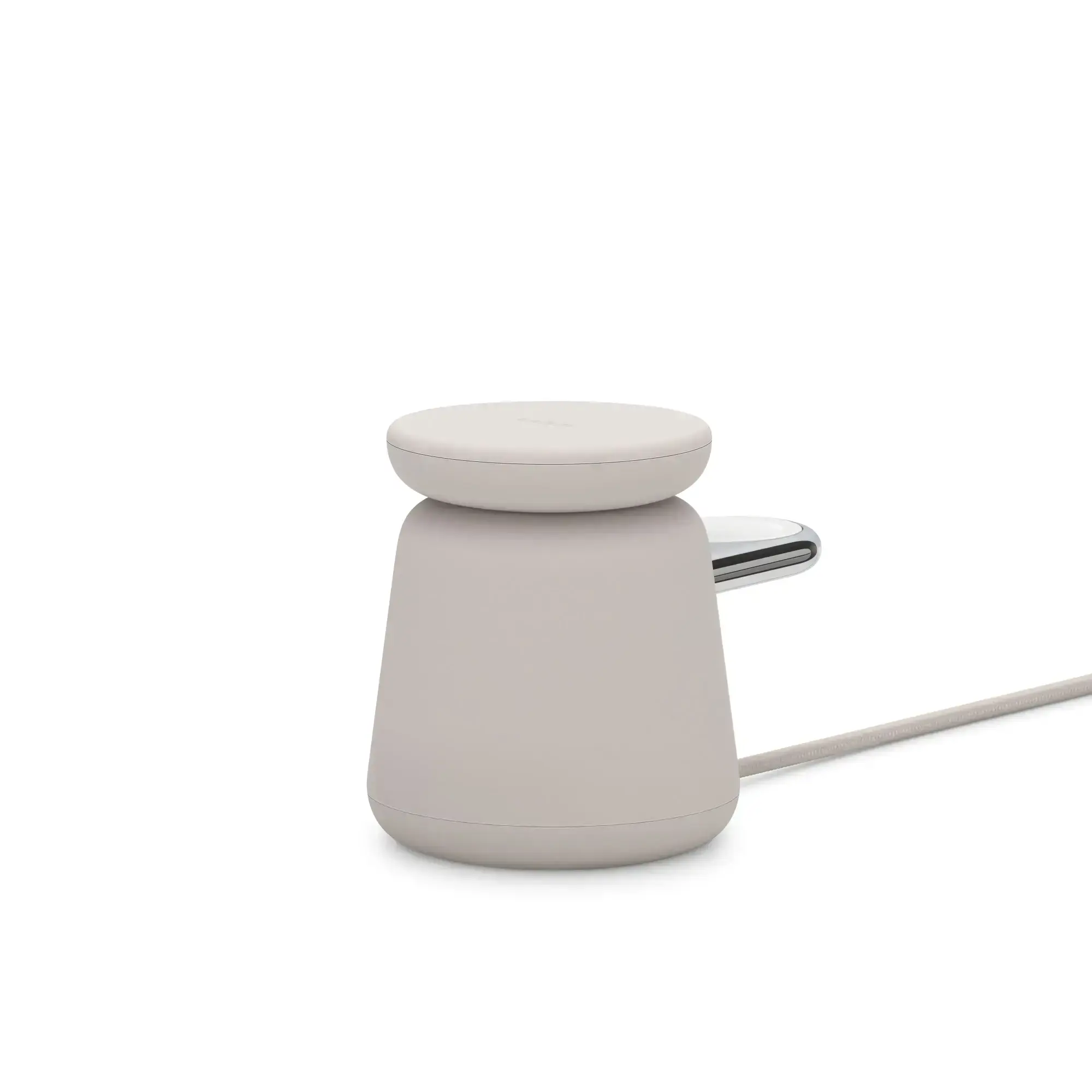 Бездротовий зарядний пристрій Belkin BOOST↑CHARGE™ PRO 2-in-1 Wireless Charging Dock with MagSafe - Sand (WIZ020VFH37, WIZ020ttH37)
