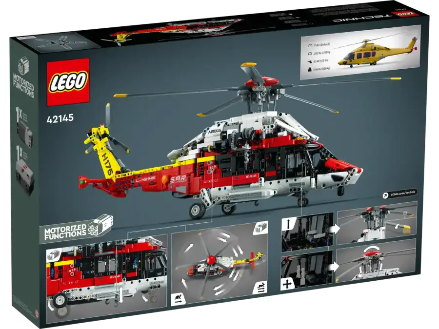 Блоковий конструктор LEGO Airbus H175 Rescue Helicopter (42145)
