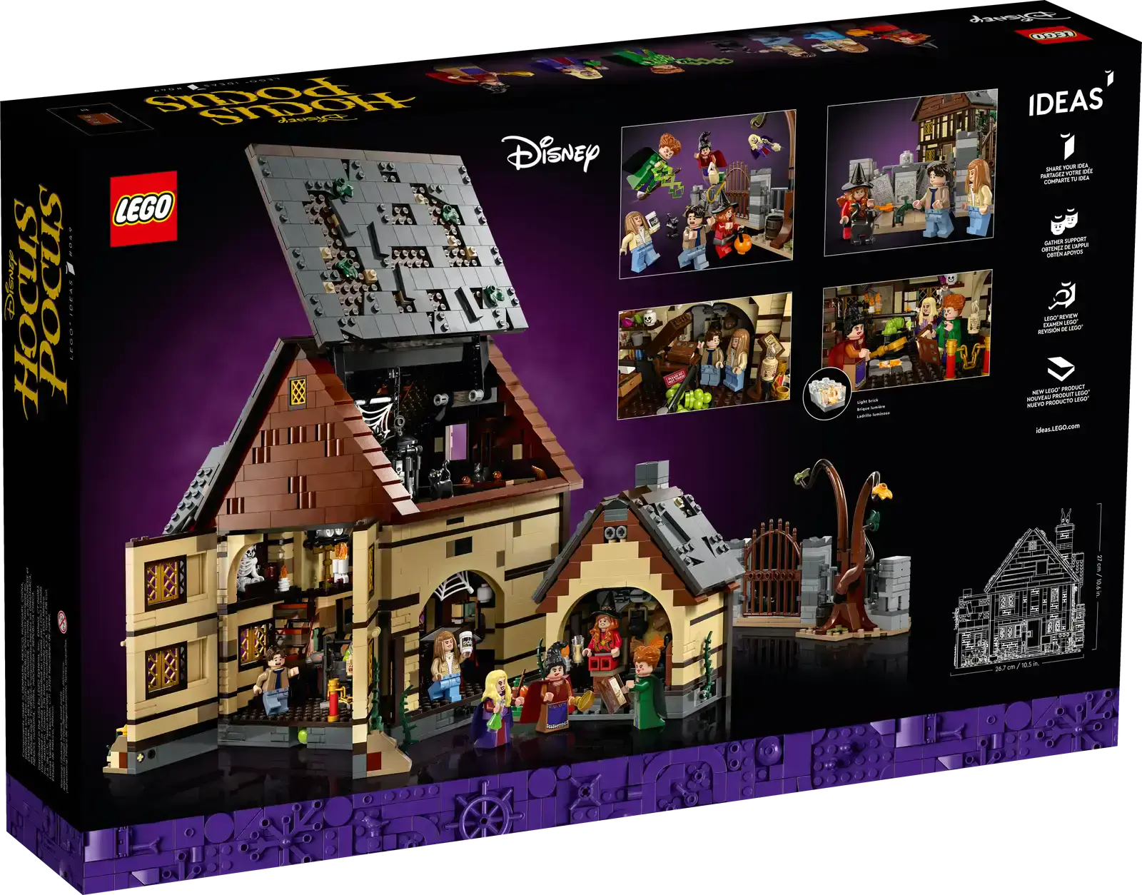 Блоковий конструктор LEGO Disney Hocus Pocus: The Sanderson Sisters' Cottage (21341)