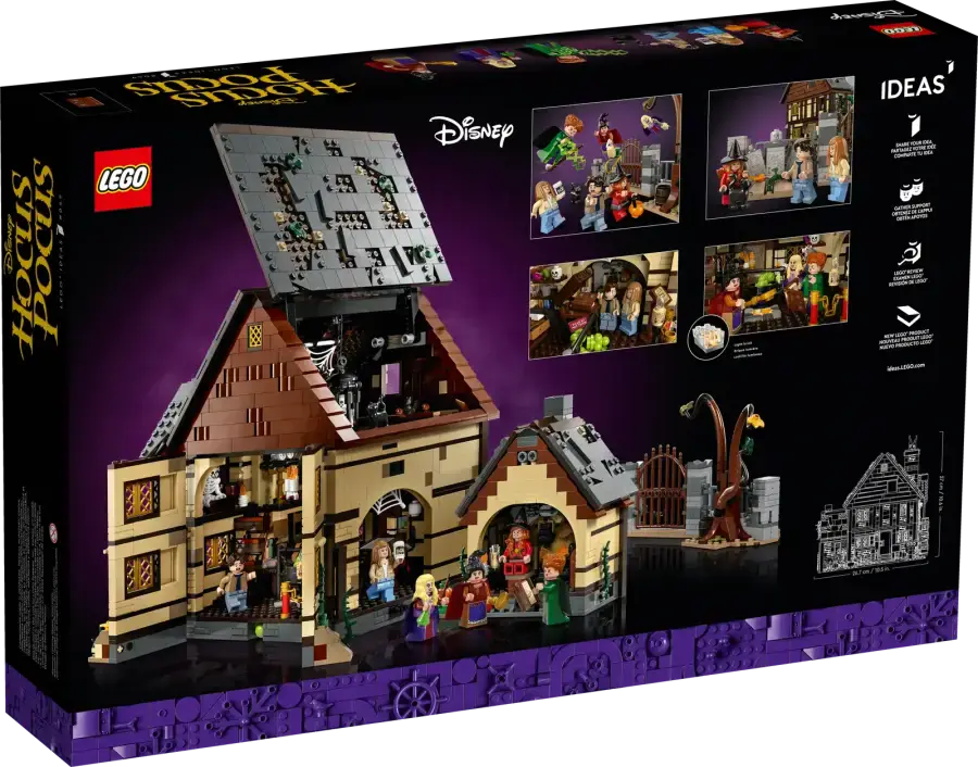 Блоковий конструктор LEGO Disney Hocus Pocus: The Sanderson Sisters' Cottage (21341)
