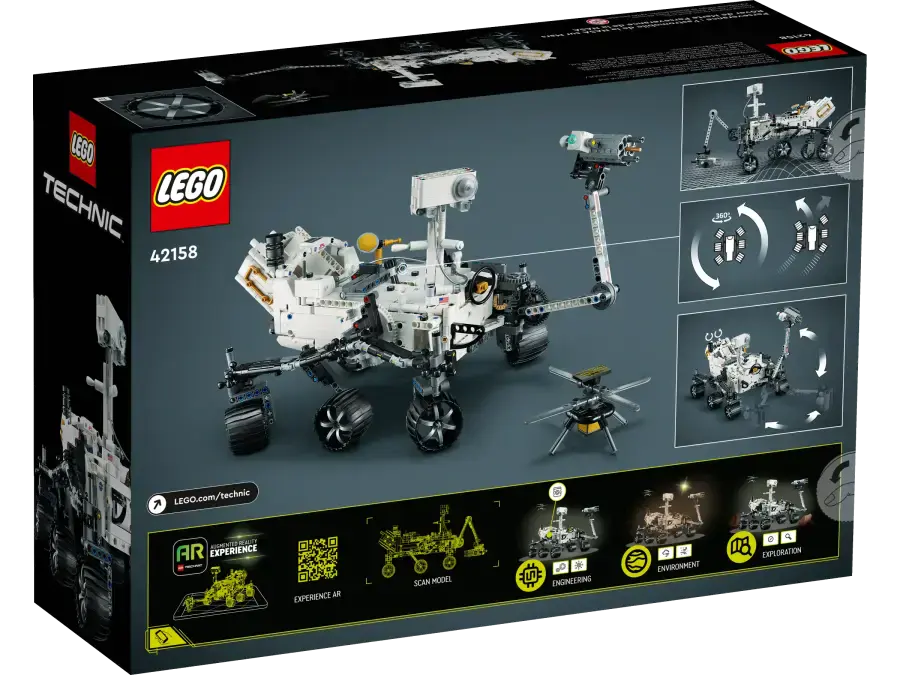 Блоковий конструктор LEGO Technic Місія NASA Марсохід «Персеверанс» (42158)