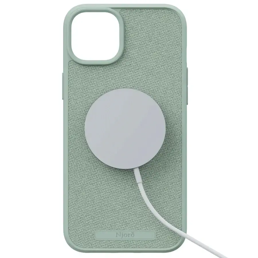 Чохол Njord Fabric MagSafe Case for iPhone 15 Plus - Turquoise (NA52FA13)