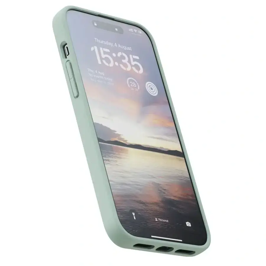 Чохол Njord Fabric MagSafe Case for iPhone 15 Plus - Turquoise (NA52FA13)