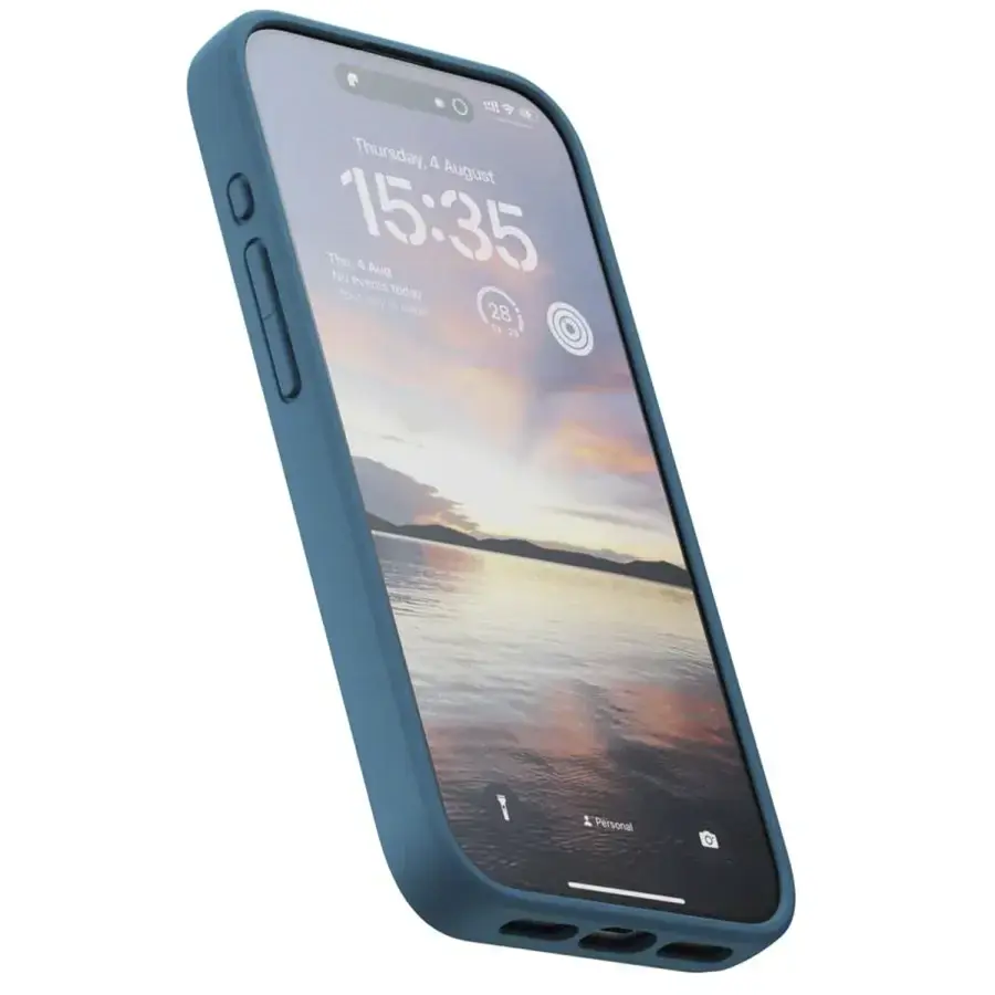 Чохол Njord Fabric MagSafe Case for iPhone 15 Pro - Deep Sea (NA53FA01)