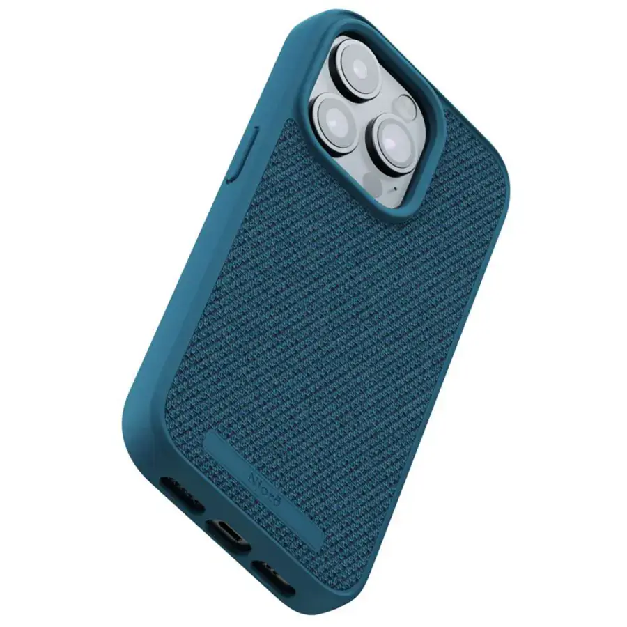 Чохол Njord Fabric MagSafe Case for iPhone 15 Pro - Deep Sea (NA53FA01)