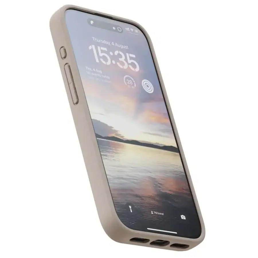 Чехол Njord Fabric MagSafe Case for iPhone 15 Pro - Pink Sand (NA53FA12)