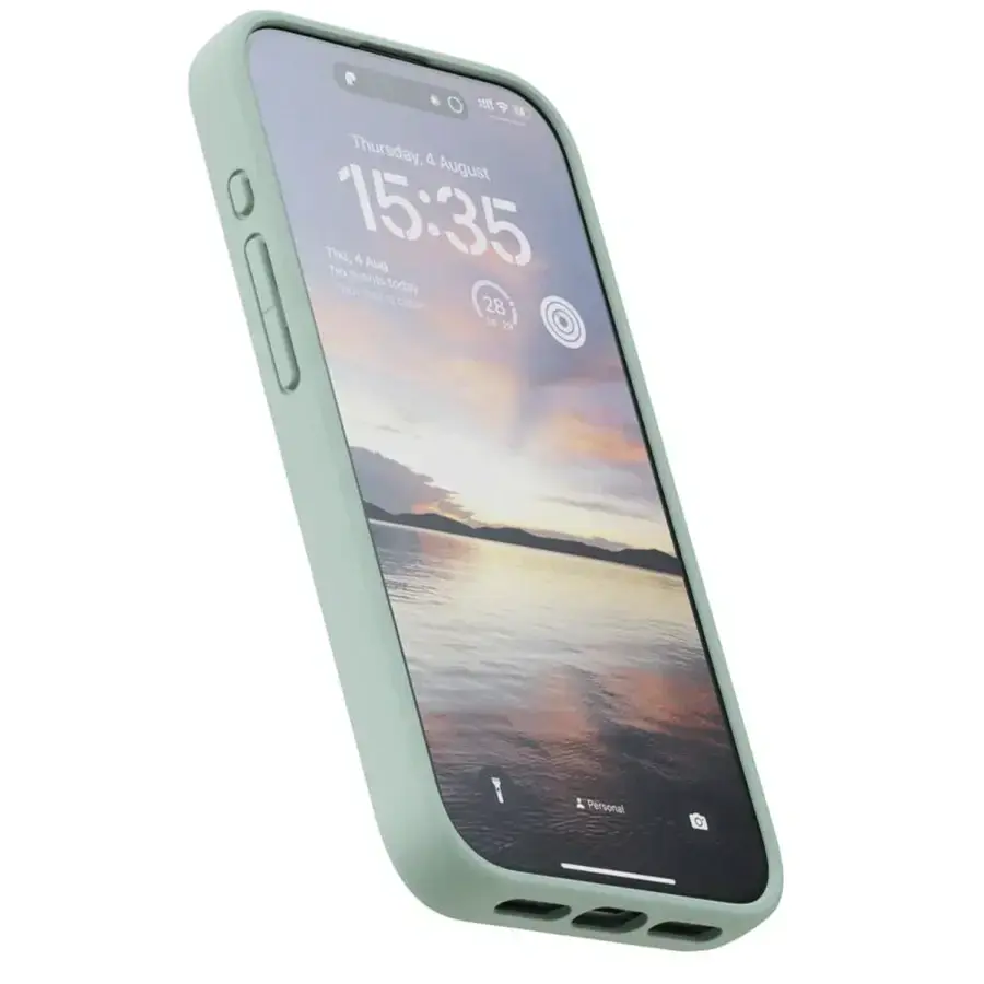 Чехол Njord Fabric MagSafe Case for iPhone 15 Pro - Turquoise (NA53FA13)