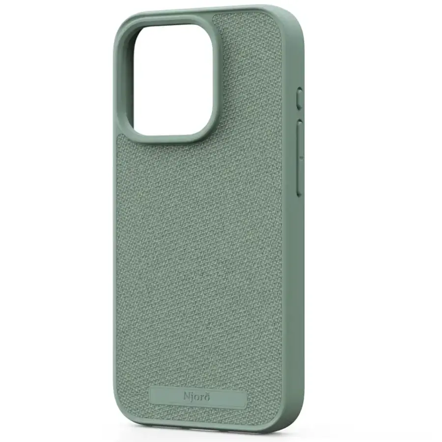 Чехол Njord Fabric MagSafe Case for iPhone 15 Pro - Turquoise (NA53FA13)