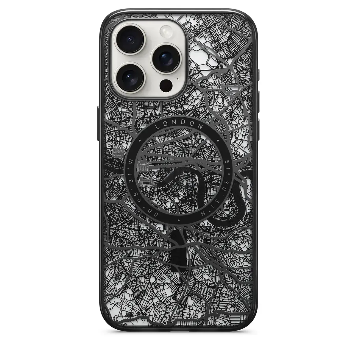 Чехол OtterBox Lumen Series Passport Case for iPhone 15 Pro Max with MagSafe - London (77-94379, HR7L2)