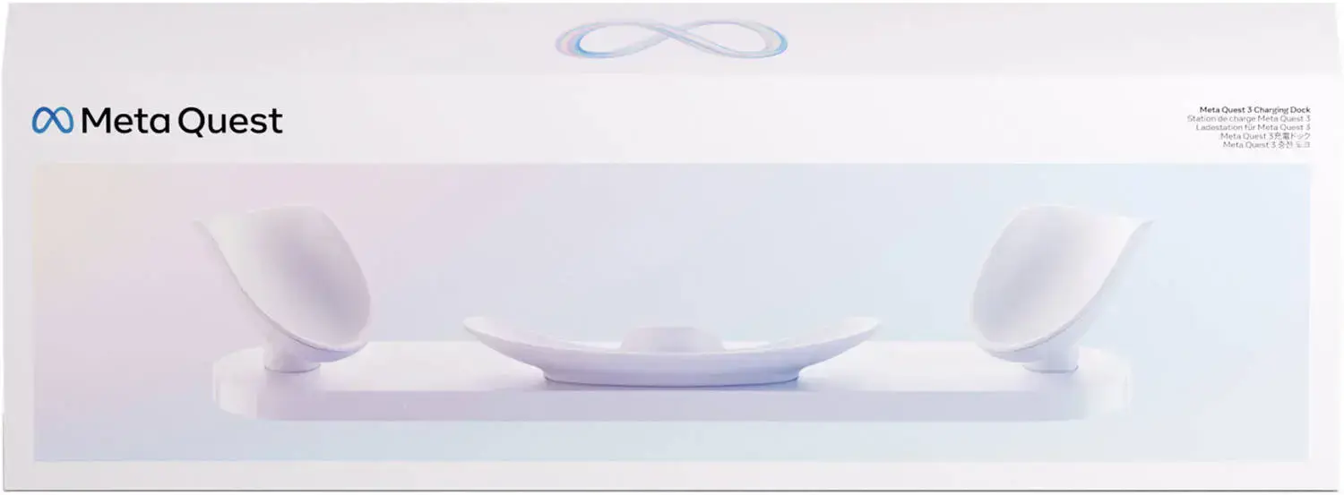 Док-станція для зарядки Meta Quest 3 Charging Dock (899-00573-01)