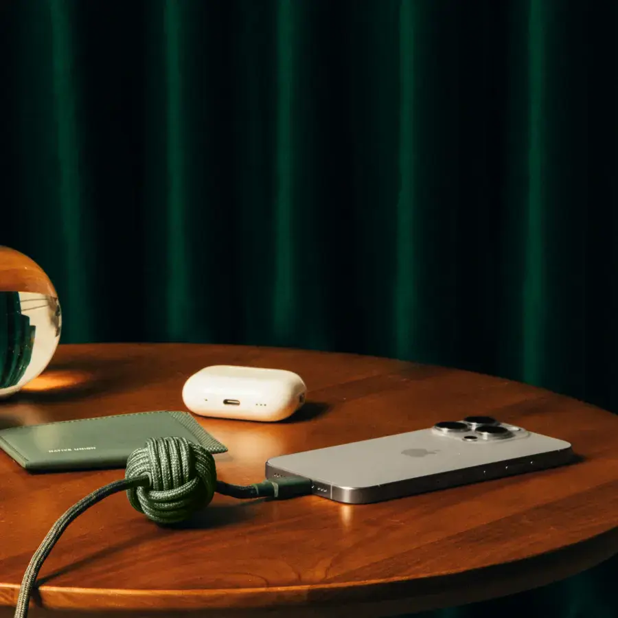 Кабель Native Union Anchor Cable USB-C to USB-C 240W Slate Green 3 m (ACABLE-C-GRN-NP)