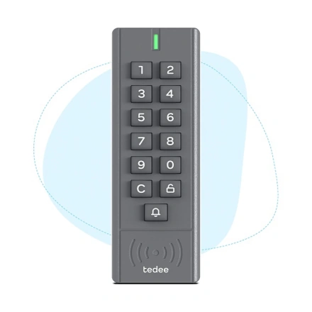 Клавиатура для умного замка Tedee Smart Keypad Grey (713263)