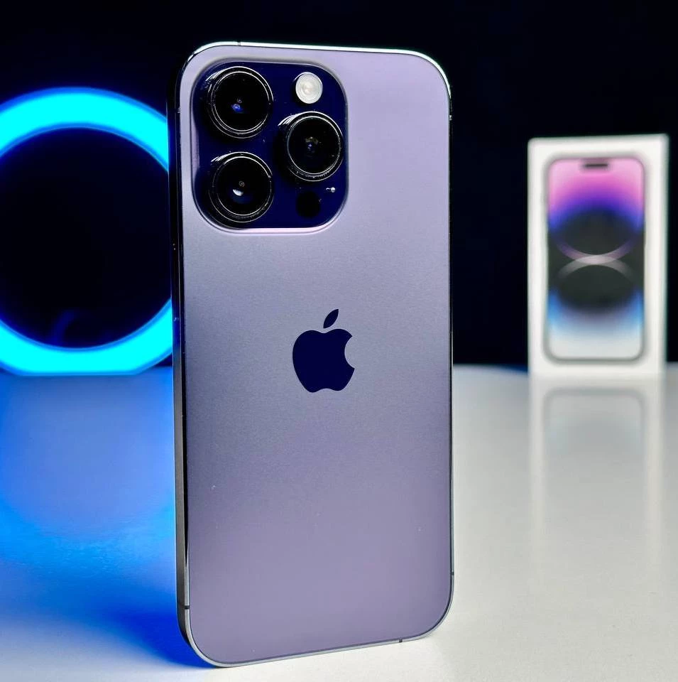 USED Apple iPhone 14 Pro 256GB Deep Purple (MQ1F3)🔋91%(Состояние - 8.9/10, Комплект - Полный | гарантия - 1 мес.)